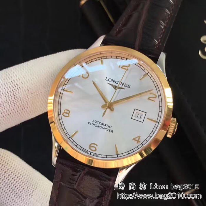 LONGINES浪琴 全自動機械 時尚男士腕表 WSS0960